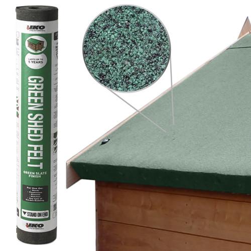 Iko shed felt - green, 1m