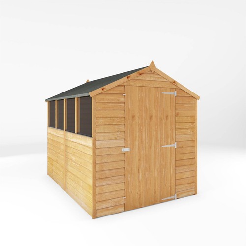 Overlap garden sheds - overlap,