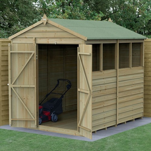 8x6 wooden garden shed - wooden,