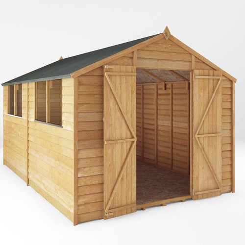 12x8 wooden garden - garden, shed