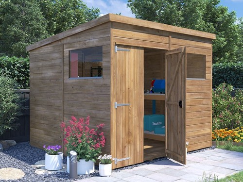 Wooden garden shed - 8ft, 8ft