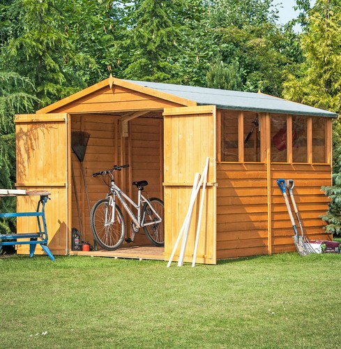 12x8 wooden garden shed - 12x8,