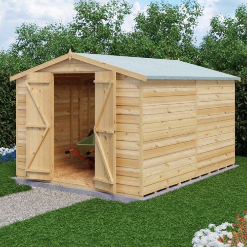 10x8 wooden garden - garden, shed