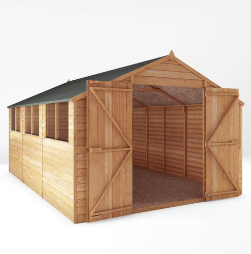 10x15 wooden garden shed - wooden,