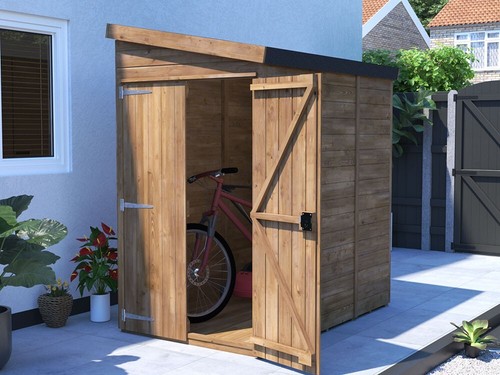 Heavy duty wooden garden shed - duty,