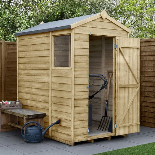 6x4 wooden garden shed apex - 6x4,