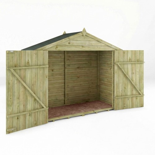 Wooden bike store - wooden, garden