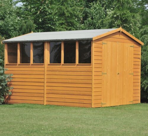 10x6 wooden garden - wooden, shed