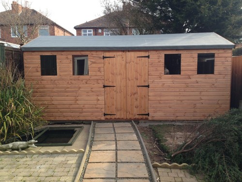 Wooden shed workshop in - 16, x