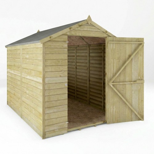 8x6 wooden garden shed apex - wooden,