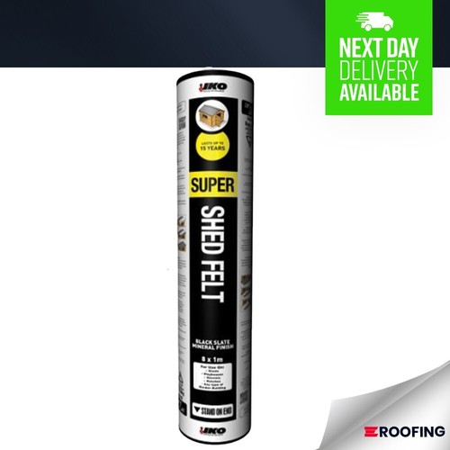 Iko super shed felt black - felt, 8m