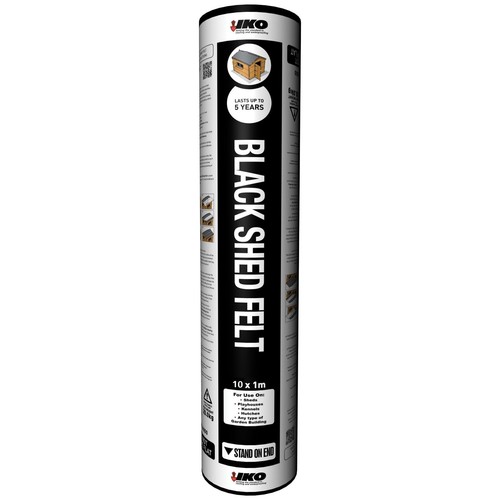 Shed felt roll 10m green - felt,