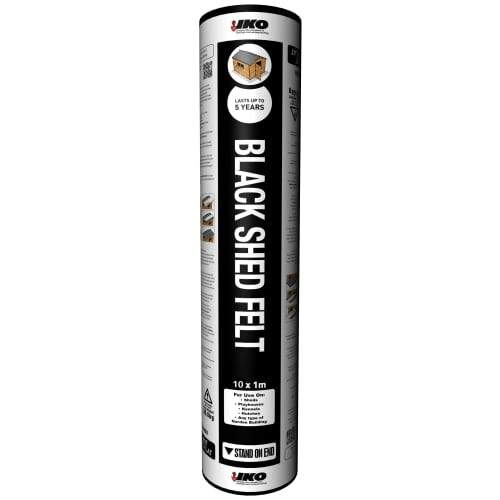 Shed felt roll 10x1m black - felt,