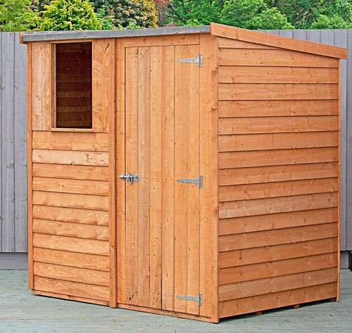6x4 wooden garden shed - wooden,